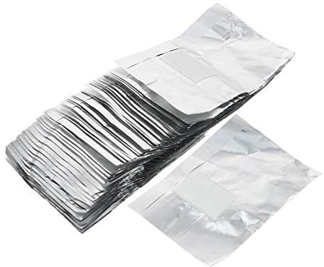 VINTORKY 200pcs Easy Nail Gel Removal Wraps Nail Foil Wraps for Home Use Professional Salons