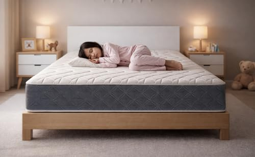 Materasso king size letto Misure Personalizzabili MED Anallergico e Ipoallergenico, Nuova tecnologia Confort Premium Ortopedic Med Made in italy 160x200x20, Poliuretano Ortopedico,