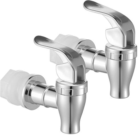 2 Stück Getränkespender Zapfhahn, Ersatz Wasserhahn Wasserspender Ersatz Zapfhahns, Zapfhahn für Getränkespender Ersatzzapfhahn für Kalte und Heißes Getränk Kaffee Saft Zuhause Party