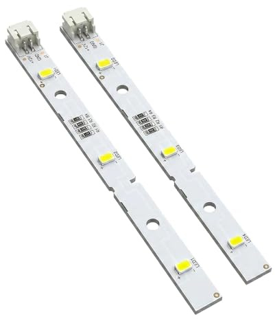 LED Fridge Light Strip Compatible with Hisense E349766 MDDZ-162A | 12V 2W refrigerator light replacement Compatible with Rongsheng 1629348 1529227 Kenwood KIFF5017 KIFF5020 KIFF7017 KIFF7020