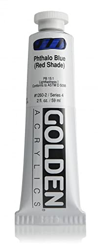 Golden Heavy Body Acrylic 2Oz -Phthalo Blue Green Shade