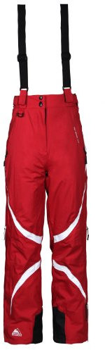 Cox Swain Damen 2-Lagen Snowboard-/ Skihose Jacy mit RECCO Lawinenreflektor 15.000mm Wassersäule!, Colour: Red/White, Size: XS