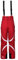 Cox Swain Damen 2-Lagen Snowboard-/ Skihose Jacy mit RECCO Lawinenreflektor 15.000mm Wassersäule!, Colour: Red/White, Size: XS