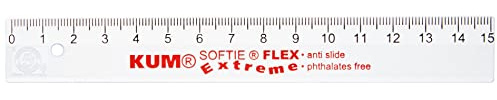 KUM 225.09.19 Lineal Kunststoff KUM L1 Softie Flex, 15 cm