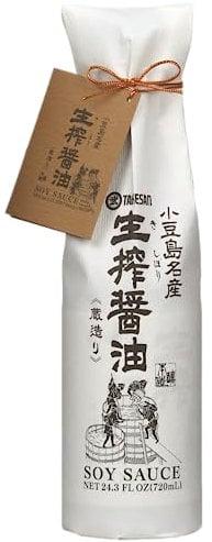 Kishibori Shoyu - Sauce de soja japonaise Artisinal de qualité supérieure, sans falsification et sans conservateur Baril vieilli 1 an - 1 bouteille - 720 ml