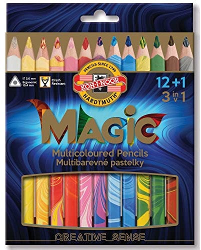 Koh-I-Noor Magic Jumbo-Dreikant-Farbstift (13 Stück)