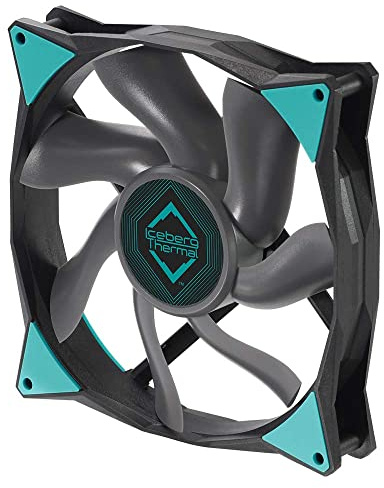 Iceberg Thermal IceGALE 140 mm PWM Premium Gehäuselüfter, Schwarz