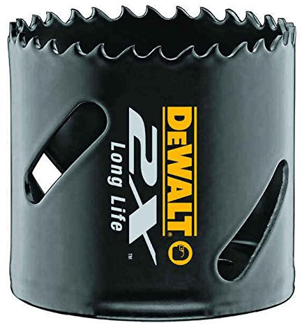 Dewalt Extreme 2X Bi-Metall Lochsäge DT8151L (ø: 51 mm, zum Sägen von Edelstahl, Stahl, Aluminium, Messing, Kupfer, Zink, Blech, Holz, Gips und Kunstsoffen)