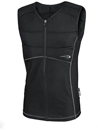 E.COOLINE Powercool SX3 ShirtWeste erfrischend kühlend mit Nierenschutz Unisex-Erwachsene, Schwarz, 96-100 cm Brustumfang