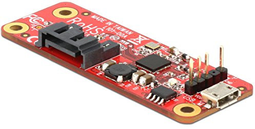 Delock 62626 Konverter Raspberry Pi USB Micro-B Buchse / USB Pin Header > SATA 7 Pin