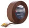 HOLZBRINK Weichsockelleiste selbstklebend PVC 32x23mm, 25 m | Küchenleiste Arbeitsplatte | Abschlussleiste selbstklebend für Badezimmer | Farbe: Schokolade