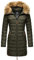 Marikoo Rose veste d'hiver pour dame Vert Olive XL