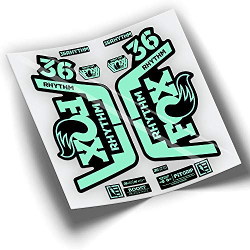 PEGATINEA Gabel Aufkleber Fox 36 Rhythm Series 2019 WP215 Mint