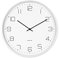 Karlsson KA5751WH - Wanduhr Lofty - Eisen - matt weiß - Ø40 x T4,5 cm