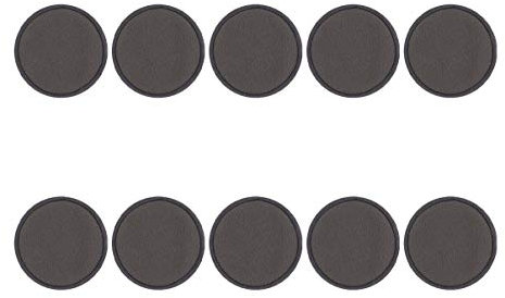 Lurrose 10Pcs Reusable Makeup Remover Pads Bamboo Charcoal Makeup Wipes Round Cotton Pads Cosmetic Cleaning Puffs with Laundry Bag