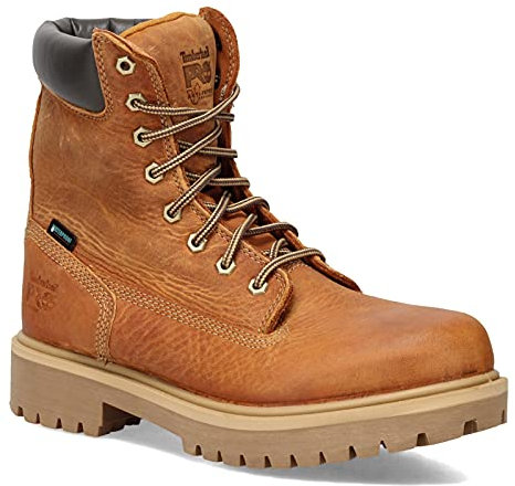Timberland PRO Direct Attach - Scarponcino da lavoro industriale impermeabile con punta morbida, 20,3 cm, larghezza 11,5, Marigold, 45 EU