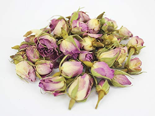 1000Kräuter Rosenknospen rosa ganz getrocknet Rosenblüten Knospen Rosentee Tee (200g)