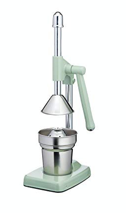 Nostalgia Heavy Duty Lever-Arm Manual Orange Juicer - Sage