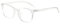 ANRRI Blaulicht-blockierende Brille quadratischer Brillenrahmen Filter Blu-Ray Computer Spiel Brille, farblos, Medium