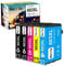 WORTHDO Tintenpatronen kompatibel für Epson 603XL 603 XL Druckerpatronen für Expression Home XP-3100 XP-3105 XP-2100 XP-2105 XP-4100 XP-4105 Workforce WF-2810 WF-2830 WF-2835 WF-2850 (5er-Pack)