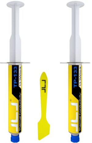 JLJ Wärmeleitpaste, 80g CPU Paste Wärmeleitpaste Kühlkörper enthalten 6 Werkzeugsätze für IC/Prozessor/CPU/GPU/PS4/alles Kühler, Hochleistungs-Wärmeleitpaste auf Kohlenstoffbasis