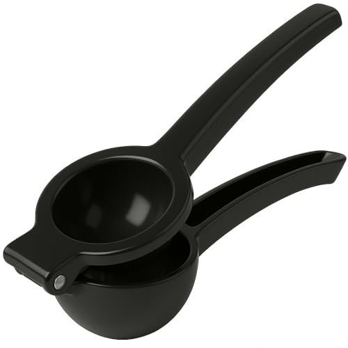 BarBits Mexican Elbow Limone Squeezer – Heavy Duty Hand Juice Extractor Press, Lime Agrumi Juicer – (nero)