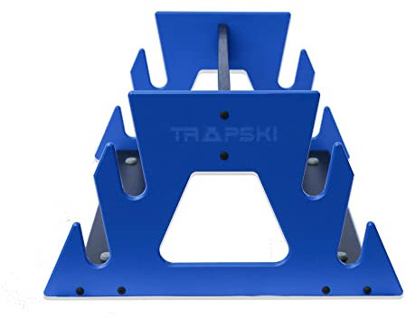 TRAPSKI Quad Mobile Ski- und Snowboardständer, Blau