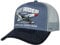 Stetson Sky Rider Trucker Cap Damen/Herren One Size (ca. 55-59 cm) - 100% Baumwolle - Mesh aus Polyester - Größenverstellbar - Schirmlänge 7 cm - Meshcap Frühjahr/Sommer dunkelblau One Size