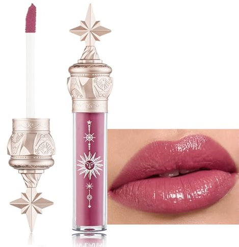 Tinted Lip Balm,Lipstick Lipgloss Waterproof Long Lasting Lipstick for Lip Plumper Gloss And Makeup,Liquid Blush Lip Tint Gift (Rosy Mauve, One Size)