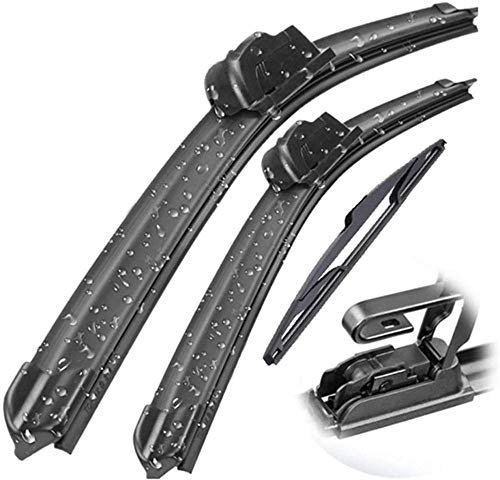 Yucss Scheibenwischer Vorne Und Hinten Wischerblätter Set Kit, Für Dacia Renault Logan Mk1 Mcv 2004–2012 Windschutzscheibe
