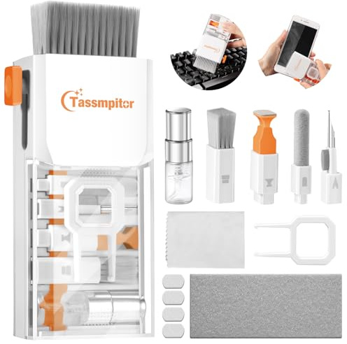 Laptop Screen Keyboard Cleaner Kit, Electronics Cleaning Tool for MacBook iPad iPhone Pro, Brush Tool for Tablet, Computer, PC Monitor,TV Camera Lens New Compact with Patent