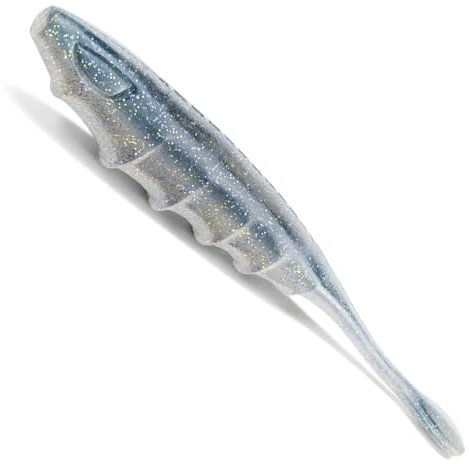 Nays NDL Gummifisch - Gummiköder, Softbaits zum Angeln auf Raubfische, Kunstköder, Gummifische zum Jiggen, Angelköder, Farbe:C-12, Länge/Packungsinhalt:10.9cm / 7 Stück