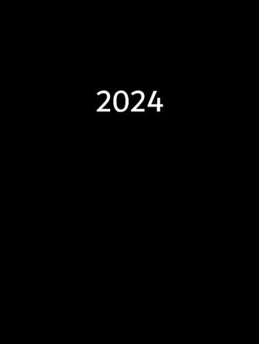 2024: 1 Seite 1 Tag Tagesplaner und Agenda, Buchkalender, 12 Monate von 01. Januar bis 31. Dezember, Din a4, Zusätzlich zu Feiertagen, wichtigen Notizen/ To Do.