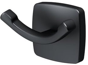 AM.PM Doppelhaken Handtuchhalter, Edelstahl Schwarz Matt, Wandmontage