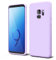 oakxco für Samsung Galaxy S9 Silikon Case mit Kameraschutz, Ultra Dünn Bunt Handyhülle Mädchen, Einfarbig Handy Hülle Slim Schutzhülle, Matt TPU Weich Gummi Glatt Silikonhülle Bumper, Lila Flieder