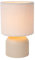 LUCIDE WOOLLY - Tischlampe - Ø 16 cm - 1xE14 - Beige