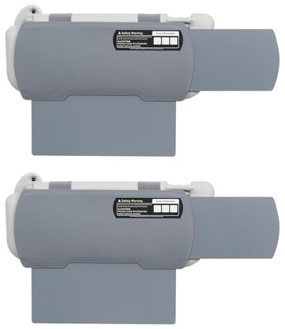 TFY Car Sun Visor Extender for Windshield and Side Window, Sunshade, Anti-Glare and UV Rays Blocker for Driver and Passenger, 2 Pieces (Gray)