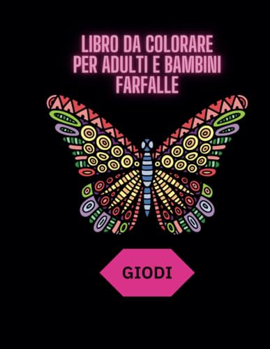 libro da colorare: Farfalle