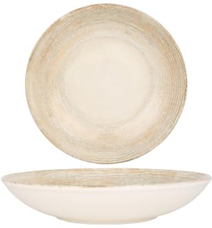 Bonna Tiefe Teller - Patera - Porzellan - 25 cm (1300cc) - 6er Set