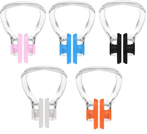 LICQIC Swimming Nose Peg, Swimming Nose Clip Kids 6-14, Waterproof Silicone Swim Nose Protector with Storage Box for Swimming Swim Nose Training Protector for Beginners