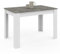 IDMarket - Tavolo da pranzo rettangolare ROZY 4 Persone Bianco Piano Effetto calcestruzzo 110 cm