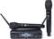 WOODBRASS Microfono senza fili sistema 2 x micro UHF multi frequenza, portatile microfono a mano per karaoke, professionisti, dj, animazione, matrimonio, conferenza (UHF-2M-MULTI)