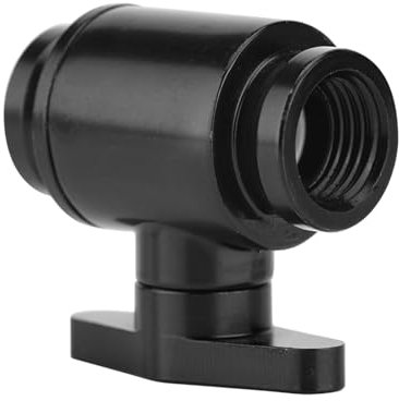 G1/4 Innengewinde, Schwarzes Wasserkugelventil, Kugelhahn mit Hohem Durchfluss, Griffsteuerung, Wasserdurchfluss, Computer-Wasserkühlsystem (schwarzer Schalter)