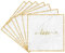 MORAINJAY 20 Stück Valentinstag Party Servietten Tischdekorationen,33x33cm Weiße Papierservietten mit Goldenen LOVE Druck,Farbige Cocktail Servietten für Hochzeit Jubiläen Geburtstag und Flitterwochen