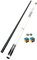 Harilla 1/2 Kohlefaser-Pool-Queue, Billardstock, 145 cm lang, leicht, Snooker-Queue, Pool-Stick für Billardspieler, Reisen, Training