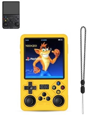 Custodia protettiva per R36MAX Retro Handheld Game Console (aggiornamento 2025) con fori precisi e materiali di alta qualità ecologici, resistente ai graffi, agli urti, lavabile e piacevole al tatto