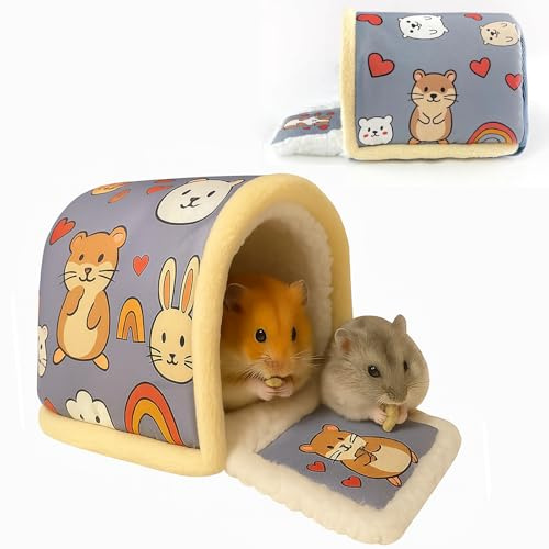 Colenumone Nid de cobaye - Nid Confortable et Lavable pour Les Petits Animaux, idéal pour Les cobayes, Les Lapins Nains, Les Hamsters et Autres Petits Animaux (L)