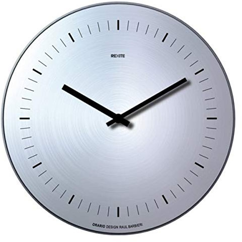 Rexite Wanduhr Orario Aluminium 986.AN.AN
