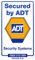 Secured by ADT Alarm Window & Door Stickers (5)