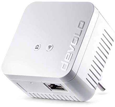 Devolo 9630 dLAN 550 WiFi Bridge 802.11b/g/n an Wandsteckdose anschließbar